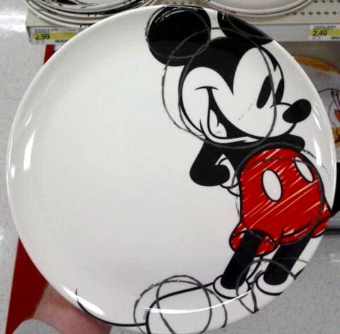 Mickey Mouse plate