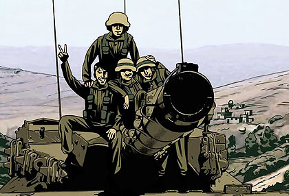 Hanuka Brothers Art for Waltz with Bashir | Cartoon Brew: Leading the 