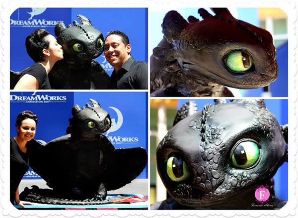 This Four-Feet-Tall, Seventy-Pound Toothless Sculpture is Actually a Cake