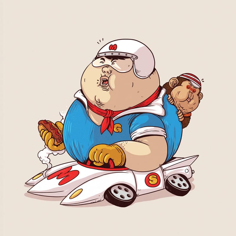 Your Favorite Cartoon Characters Just Got Fat (Gallery)