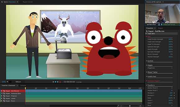 Adobe Character Animator Lets You Animate With Your Face