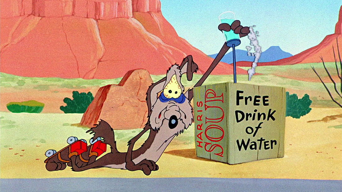 Wile. E Coyote and Road Runner as the lead characters.