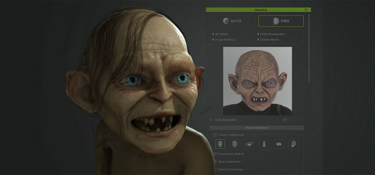 Generating A 3D Animated Gollum From A Single Photo