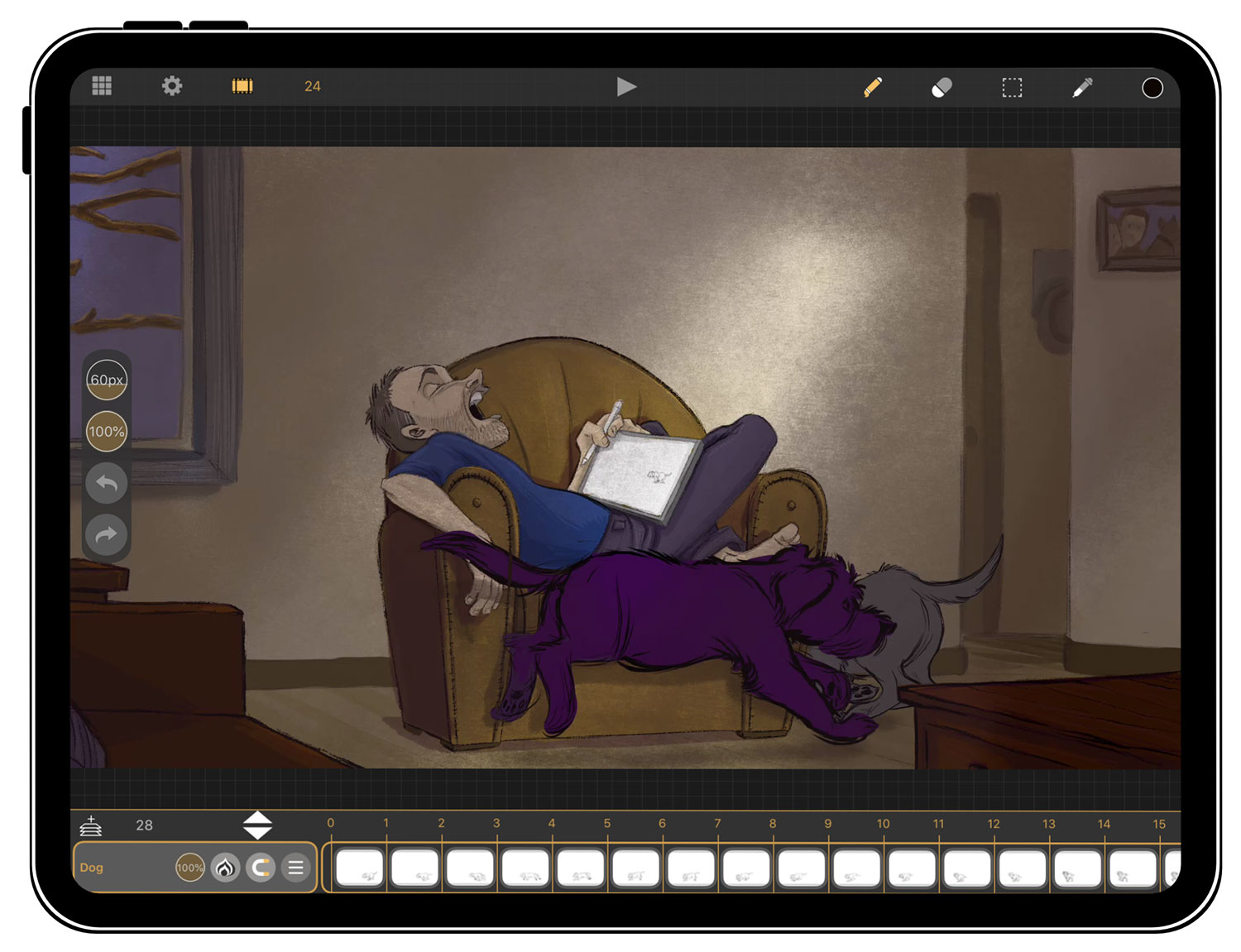 The Callipeg App Offers An Intuitive New Way To Do 2d Animation On An Ipad