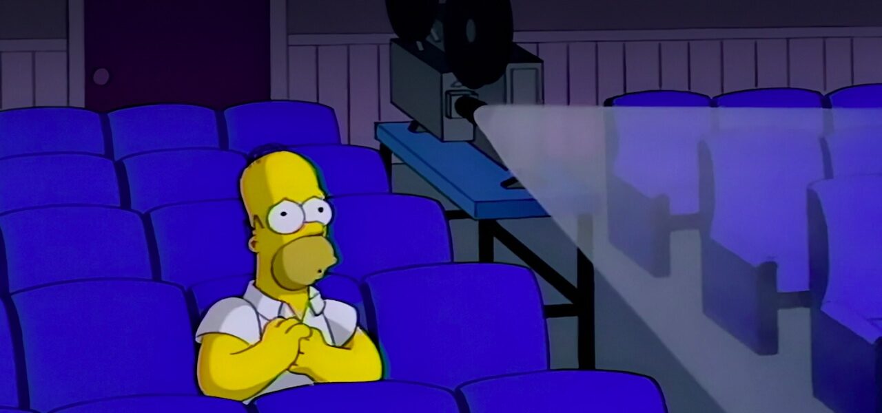 Homer in the cinema