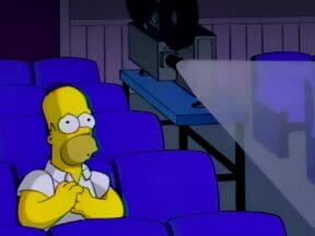 Homer in the cinema