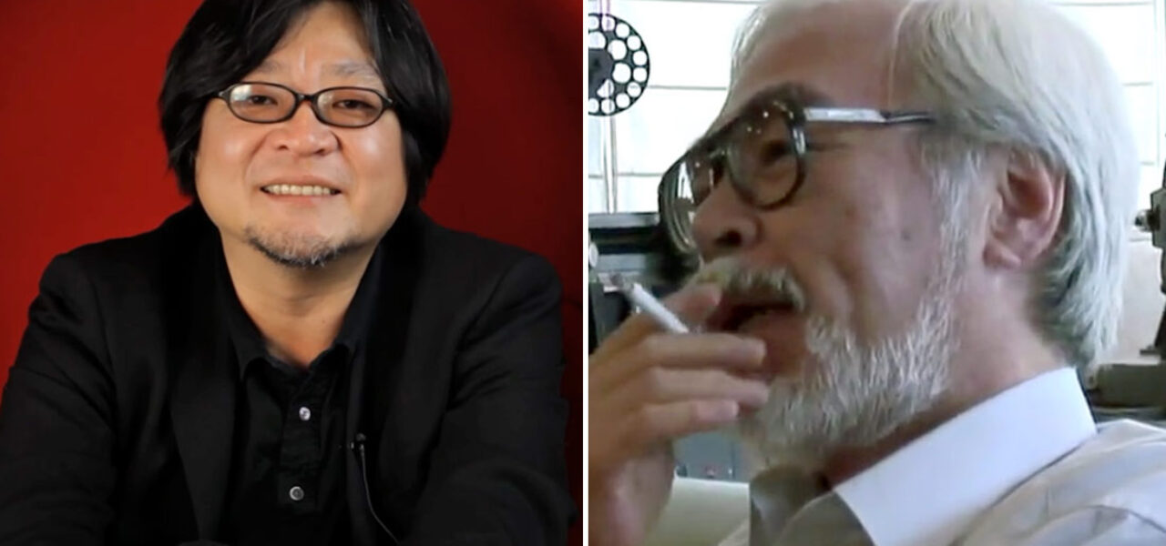 Mamoru Hosoda and Hayao Miyazaki