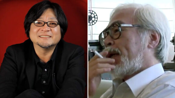 Mamoru Hosoda and Hayao Miyazaki