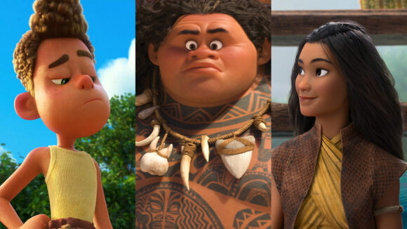 Luca, Moana, Raya