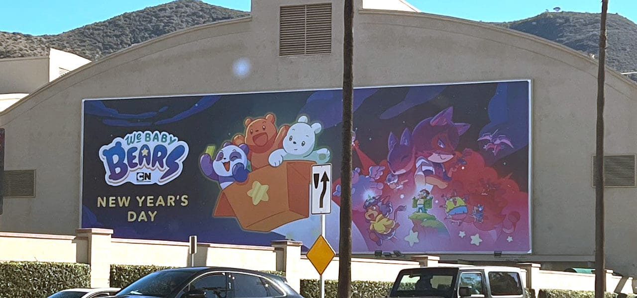 There's Something Very Special About This 'We Baby Bears' Billboard In  Burbank