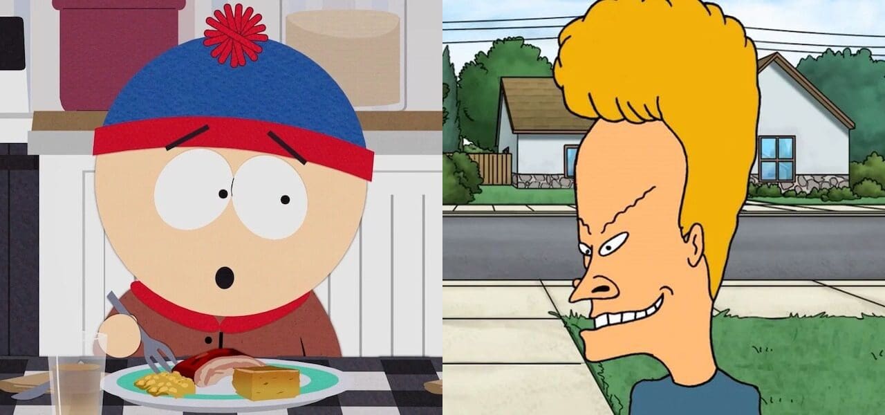 "South Park," "Beavis and Butt-Head"