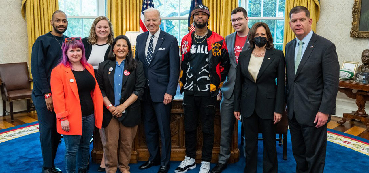 Titmouse employee Rachel Gitlevich at the White House