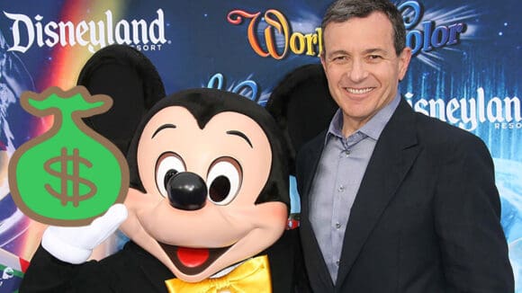 Bob Iger and Mickey Mouse