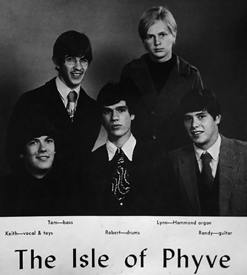 Randy Fullmer (right) as a teen member of the band Isle of Phyve.