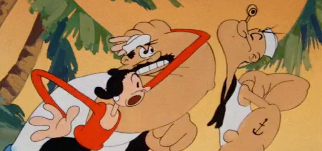 Jim Tyer animation of Popeye