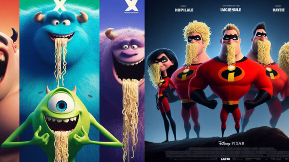 Pixar style images created with Microsoft's Bing Image Creator.