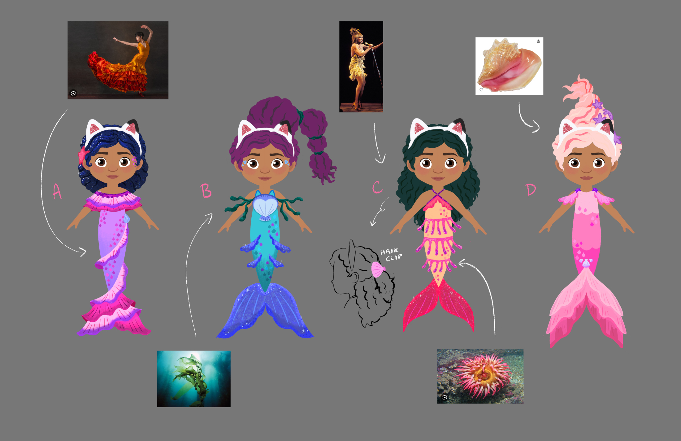 Gabby's Mermaid Concept, Rachel McAlister