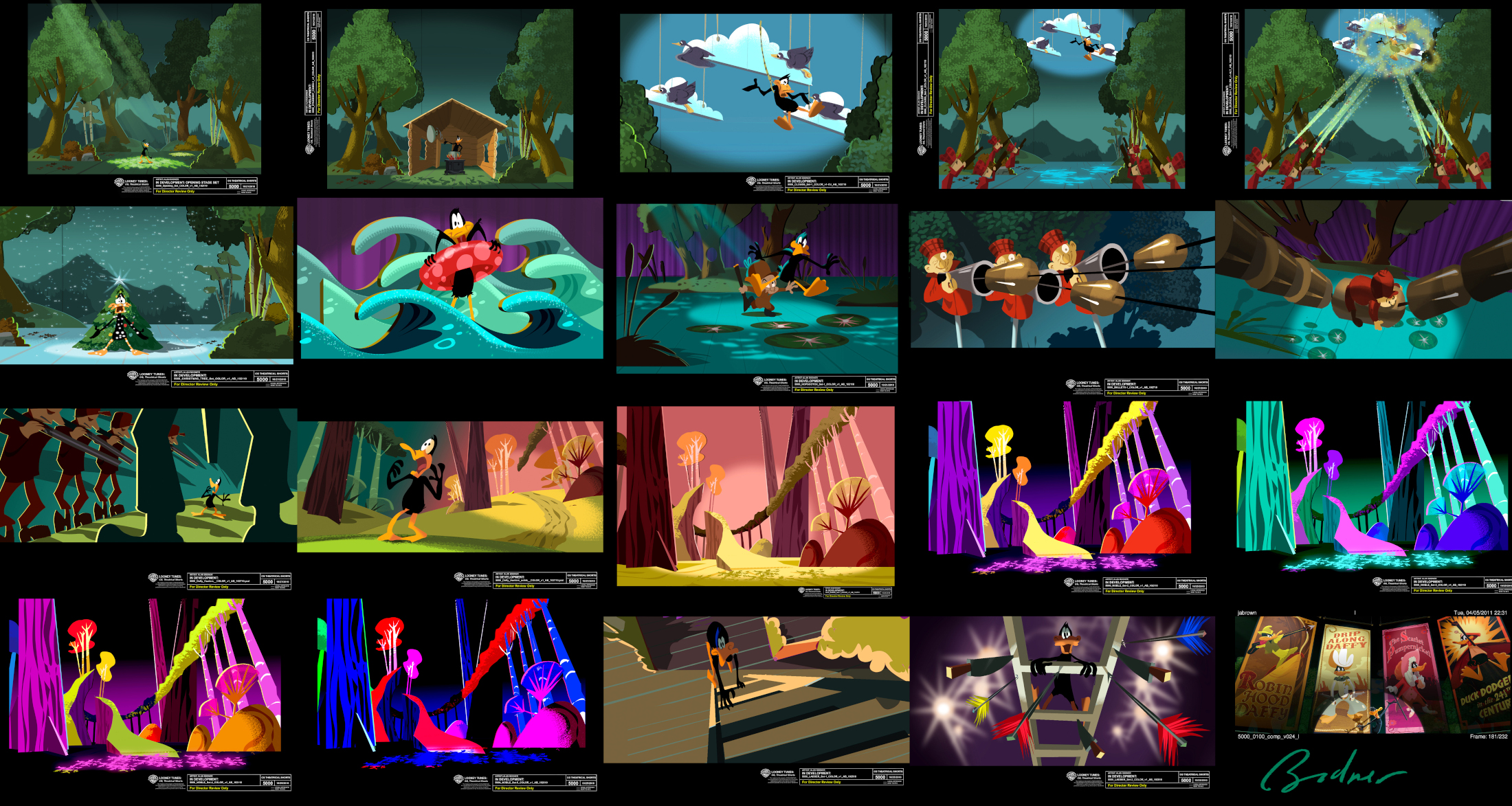 Alan Bodner's 'Looney Tunes' Color Script