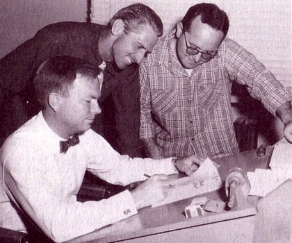 Chuck Jones, Ken Harris, and Ben Washam