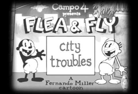 Flea & Fly in City Troubles by Fernando Miller