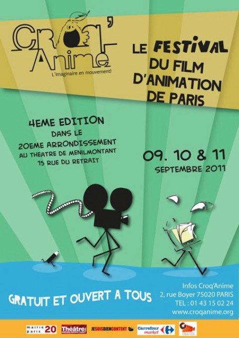 Call For Entries: Croq’Anime Festival of Animated Short Films (Paris ...